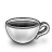 Tea Cup Grey Icon